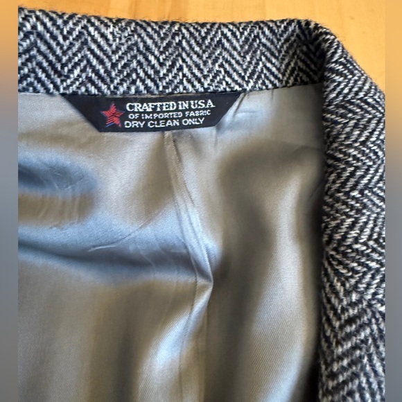 HARRIS TWEED Vintage Hand Woven Scotland Wool Sports Coat Jacket Blazer 39R - Picture 10 of 13